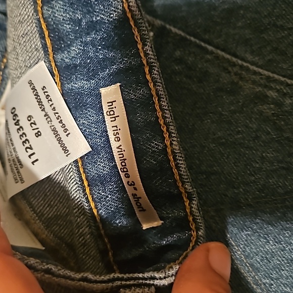 Wrangler high-rise vintage 3" shorts size 8/29 denim shorts NWT - Picture 4 of 4